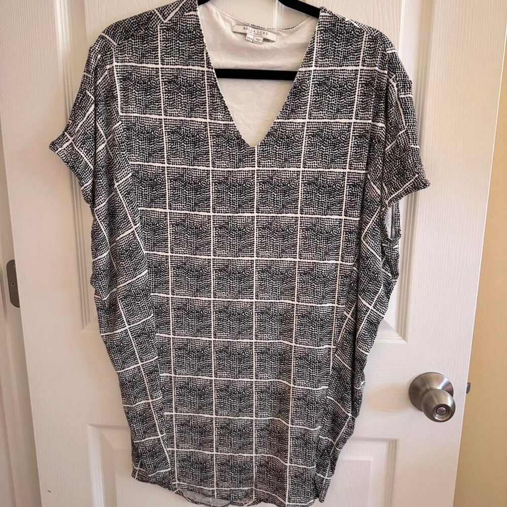 Anthropologie Petite Bella Luxx Women's Black & White Dress- xxsp